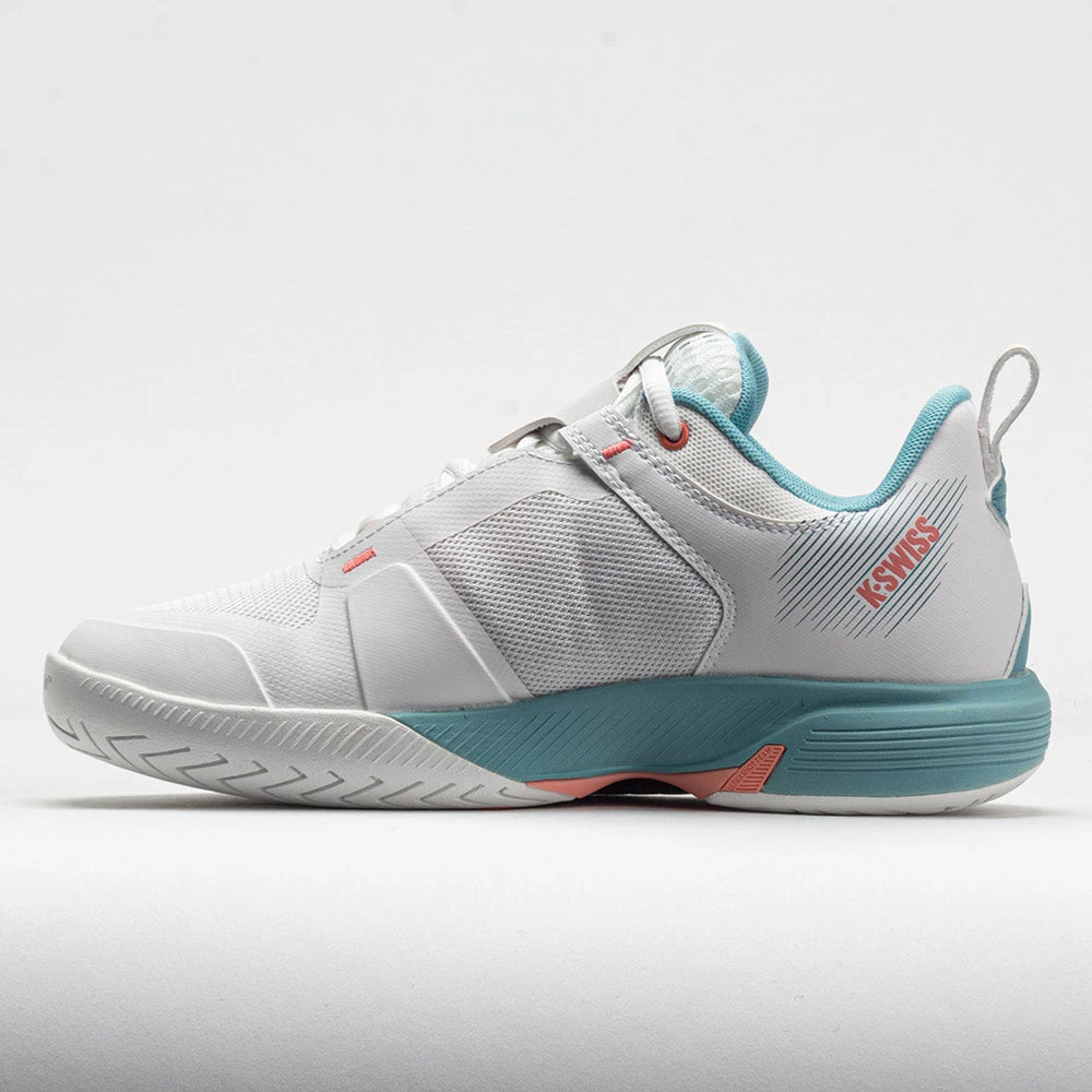 K-Swiss Ultrashot Team Women's Blanc De Blanc/Nile Blue/Desert Flower 4 K-Swiss Ultrashot Team Women's Blanc De Blanc/Nile Blue/Desert Flower - Image 2