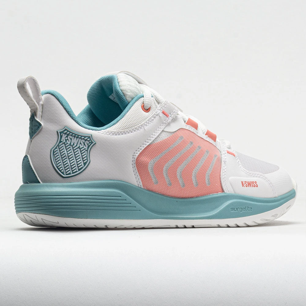 K-Swiss Ultrashot Team Women's Blanc De Blanc/Nile Blue/Desert Flower 8 K-Swiss Ultrashot Team Women's Blanc De Blanc/Nile Blue/Desert Flower - Image 6