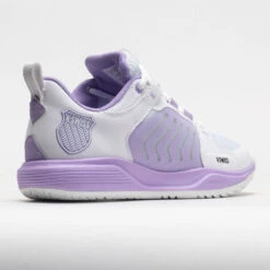 K-Swiss Ultrashot Team Women's White/Purple Rose/Moonless Night -Footwear Sale 117137 6