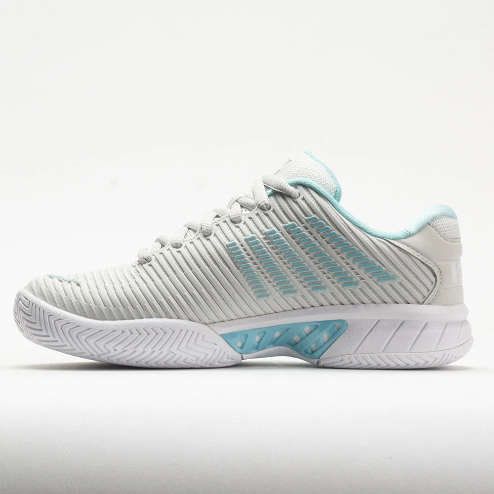 K-Swiss Hypercourt Express 2 Women's Vaporous Gray/White/Blue Glow 4 K-Swiss Hypercourt Express 2 Women's Vaporous Gray/White/Blue Glow - Image 2
