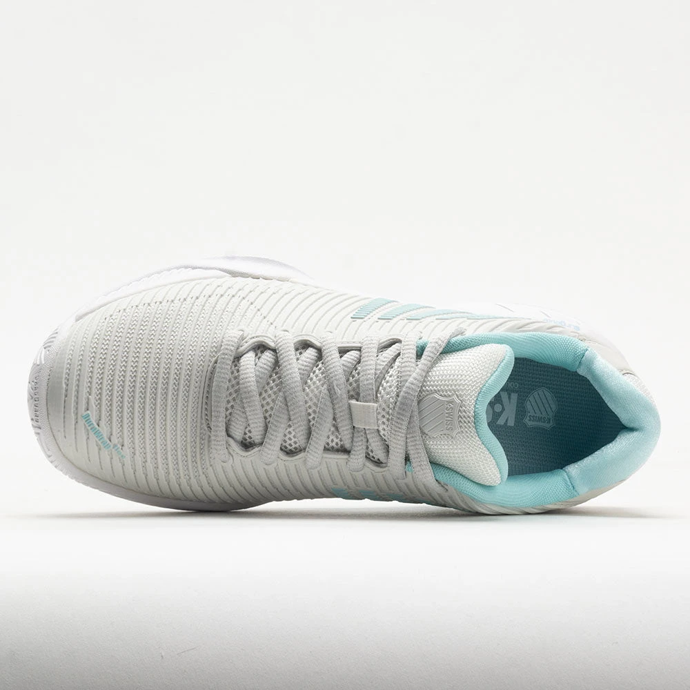 K-Swiss Hypercourt Express 2 Women's Vaporous Gray/White/Blue Glow 5 K-Swiss Hypercourt Express 2 Women's Vaporous Gray/White/Blue Glow - Image 3