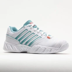 K-Swiss Bigshot Light 4 Women's White/Nile Blue/Desert Flower -Footwear Sale 117157 5