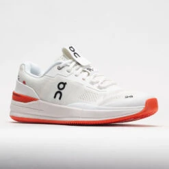 On Running On The Roger Pro Clay Men's White/Flame -Footwear Sale 117241 5