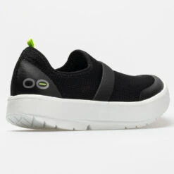 OOFOS OOmg Low Women's White/Black -Footwear Sale 630883 6