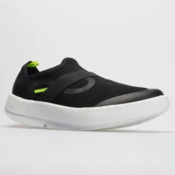 OOFOS OOmg Low Men's Black/White -Footwear Sale 630897 5