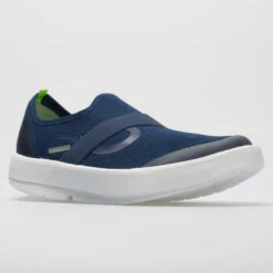 OOFOS OOmg Low Men's White/Navy -Footwear Sale 631098 5