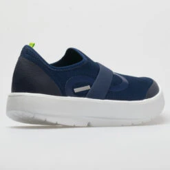 OOFOS OOmg Low Men's White/Navy -Footwear Sale 631098 6