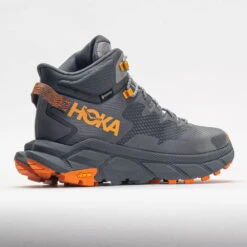 HOKA Trail Code GTX Men's Castlerock/Persimmon Orange -Footwear Sale 631237 6