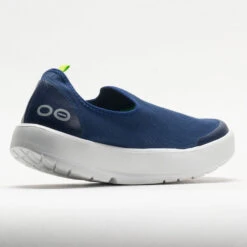 OOFOS OOmg EeZee Women's White/Navy -Footwear Sale 631315 6